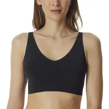 Schiesser Schiesser BH Soft Removable Pads Bra Svart polyamid Medium Dame
