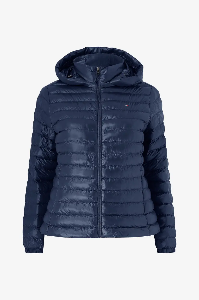 Tommy Hilfiger Curve Jakke Crv LW Padded Slim - Blå