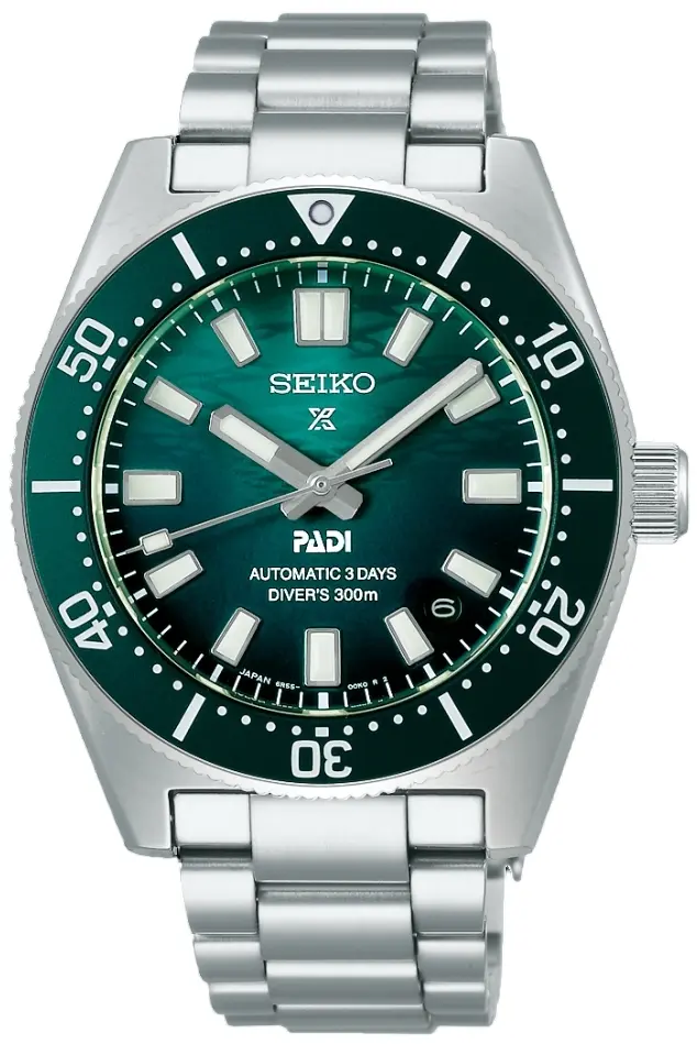 Seiko Seiko Herreklokke SPB501J1 Prospex Grønn/Stål Ø40 mm