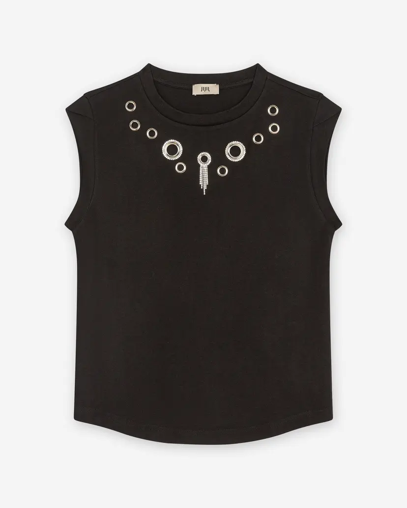 Jijil Jijil JPE26TS014 Black T-shirt