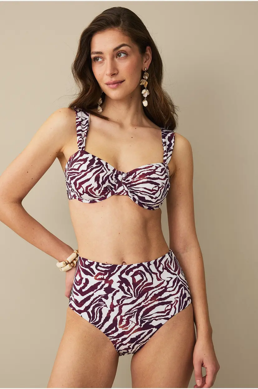 Ellos Collection Tai High Bikini Rosa - Rød