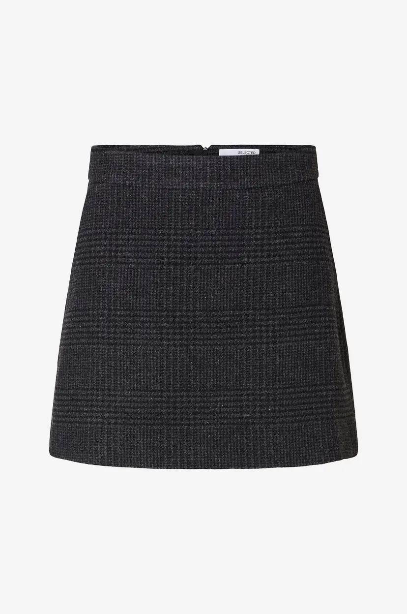 Selected Women Skjørt slfBex HW Mini Skirt - Grå