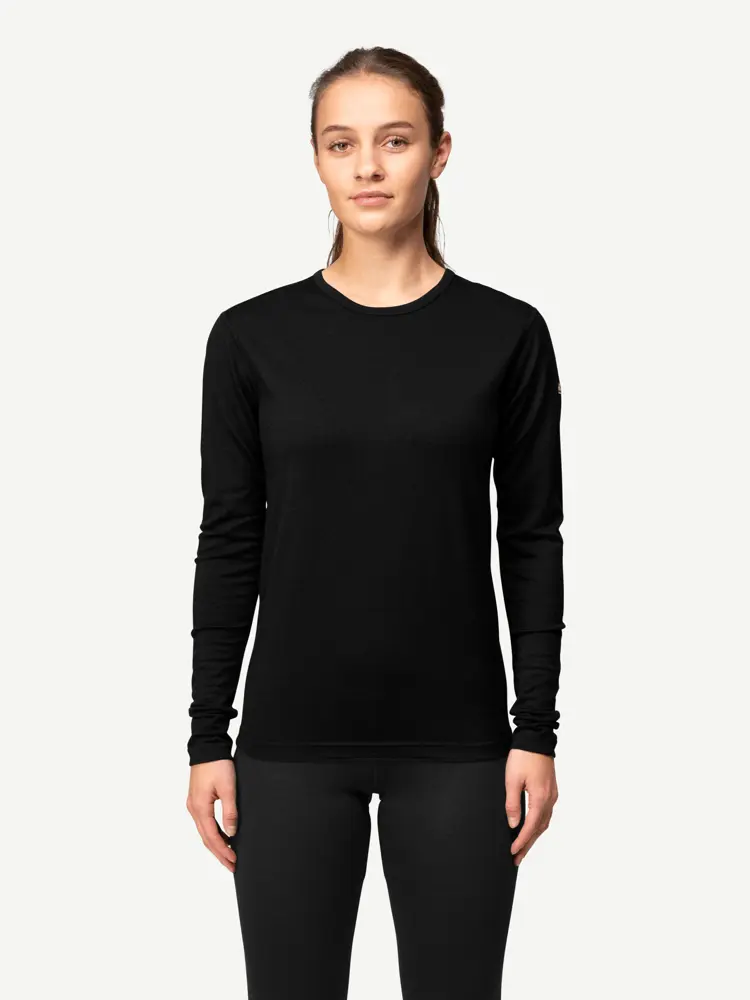Devold Devold - Breeze Plus Merino 200 Ulltrøye Dame - Large - Svart