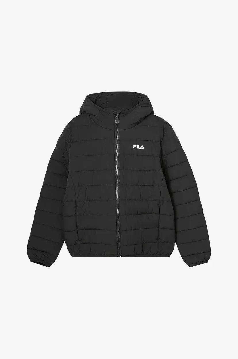 Fila Jakke Montegiove Regular Hooded Lightweight - Svart