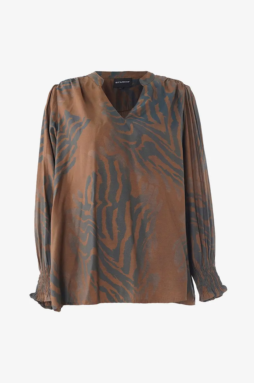 Studio Bluse SHannah Shirt - Flerfarget