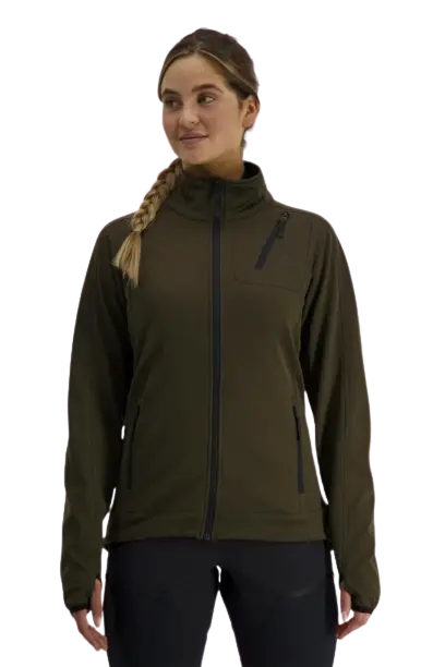 Alaska 1795 Alaska 1795 W`s Juneau Powerfleece Jacket Moss Brown