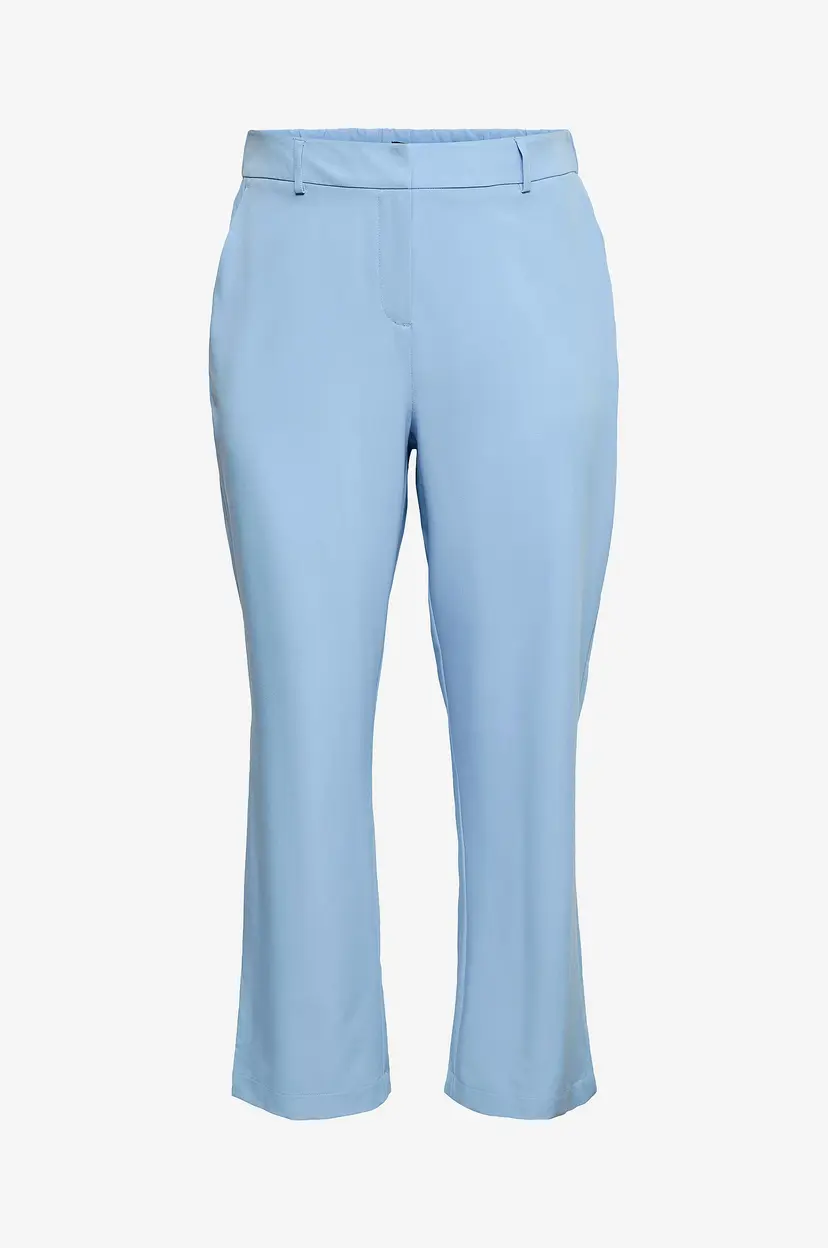 Vero Moda Curve Bukser vmZelda HR Straight Pant Curve - Blå