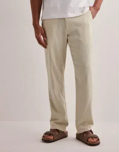Solid Solid SDAllan Liam Linen pants Linbukser Beige
