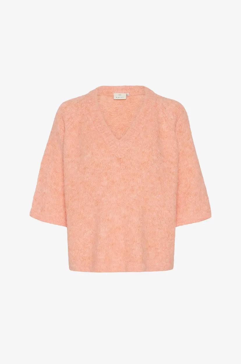 Kaffe Pullover kaEmilie V-neck Pullover - Orange