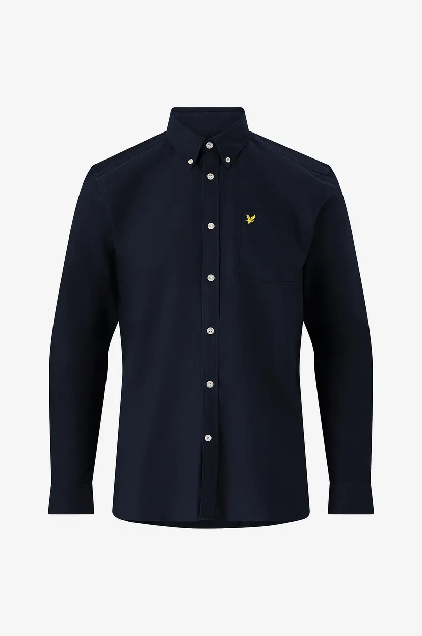 Lyle & Scott Skjorte Plain Oxford Shirt - Blå