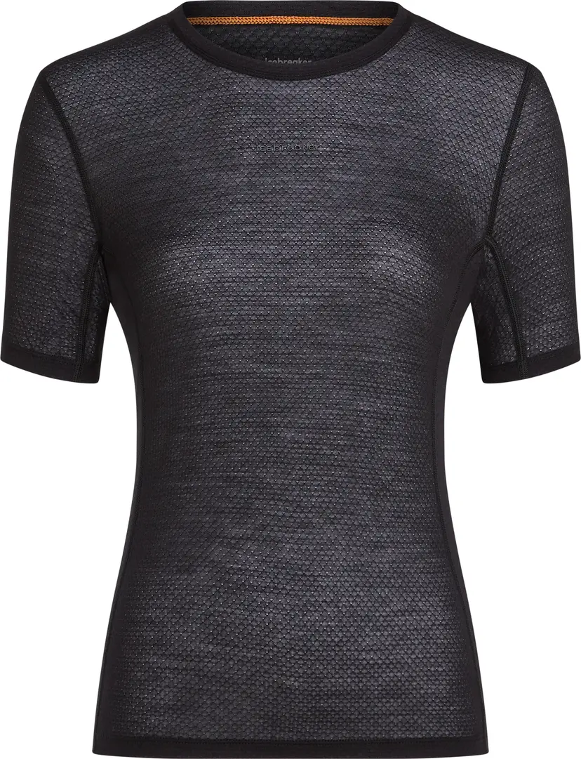 Icebreaker Icebreaker Women's Merino 75 Cool-Lite Featherlight Shortsleeve Crewe Black