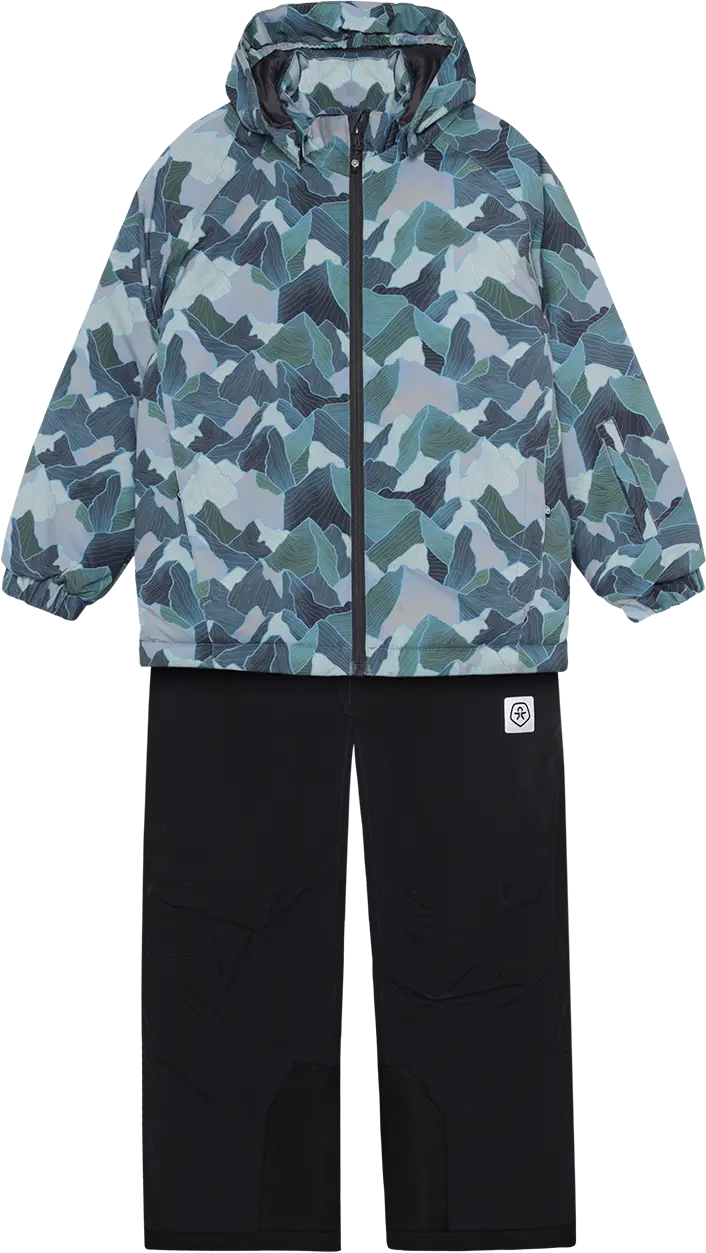 Color Kids Color Kids Kid´s Ski Set - Aop Windward Blue