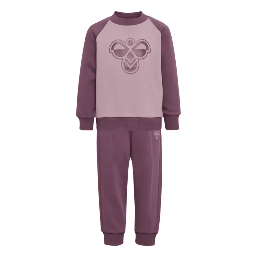 Hummel Barn Hummel - Joggedress 2-delt Mini Reg Bumble Set Black Plum