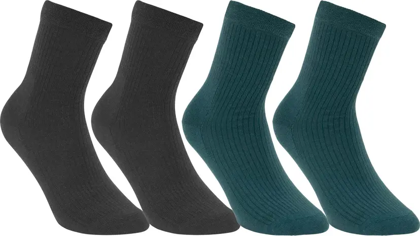 Urberg Unisex Merino Wool Ribb Sock 4-pack