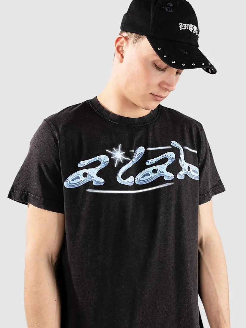 A.LAB A.LAB Iridescent T-skjorte svart
