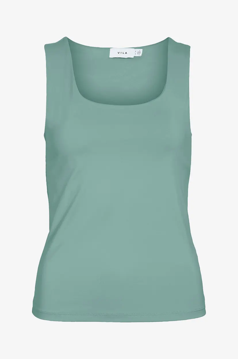 Vila Singlet viKenza O-neck S/L Tank Top - Blå