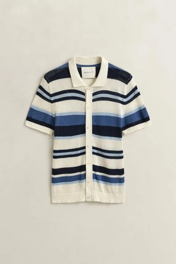 Gant STRIPED TEXTURE POLO