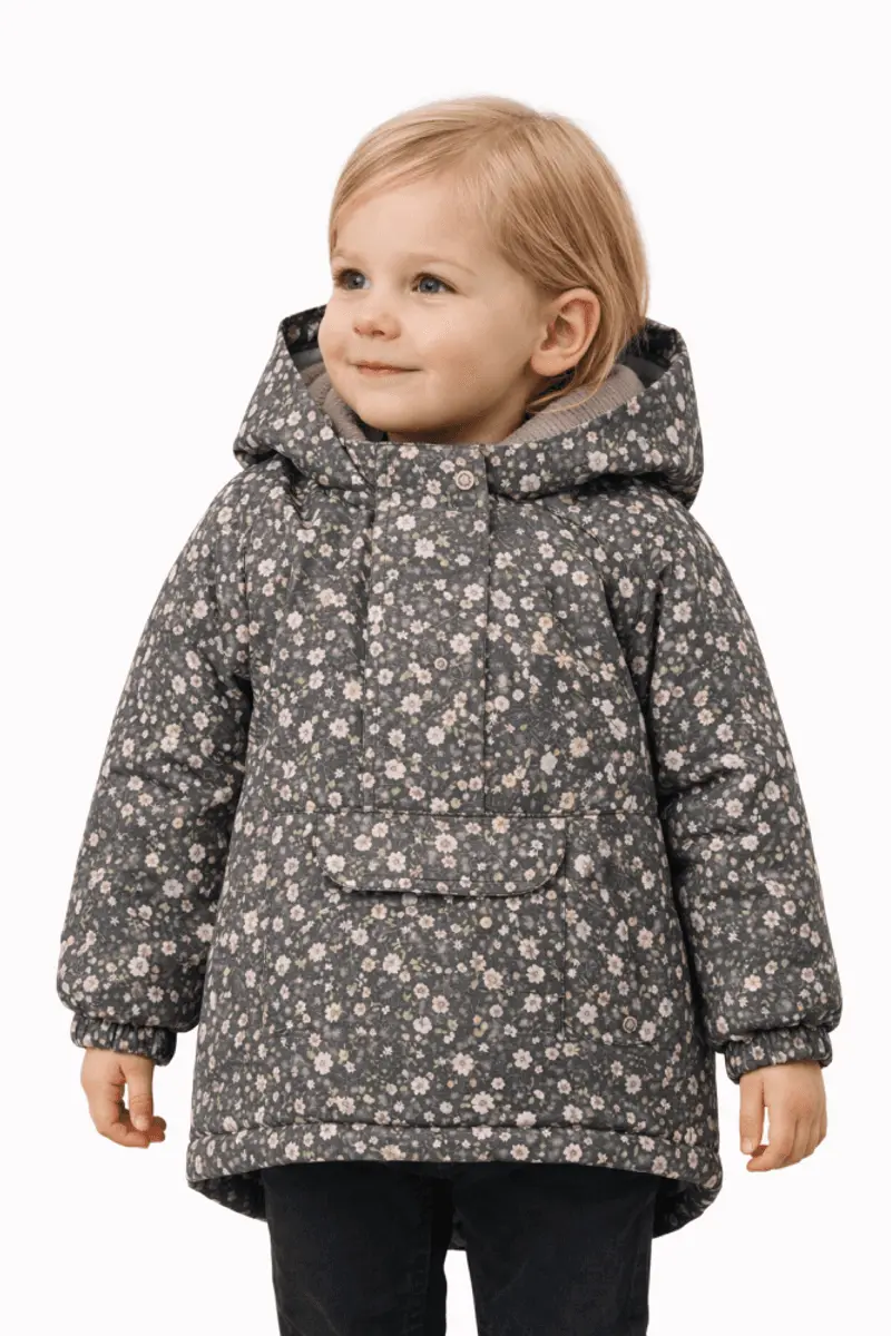 Wheat Wheat, Tech Jacket Sascha, Baby, Black Sea Open Flowers