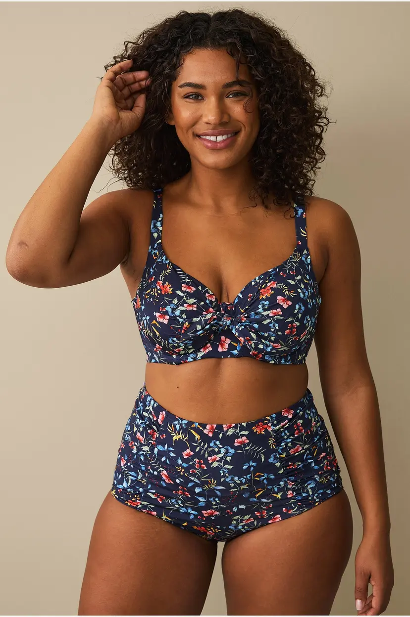 Ellos Plus collection Bikinitruse med shaping-effekt - Blå