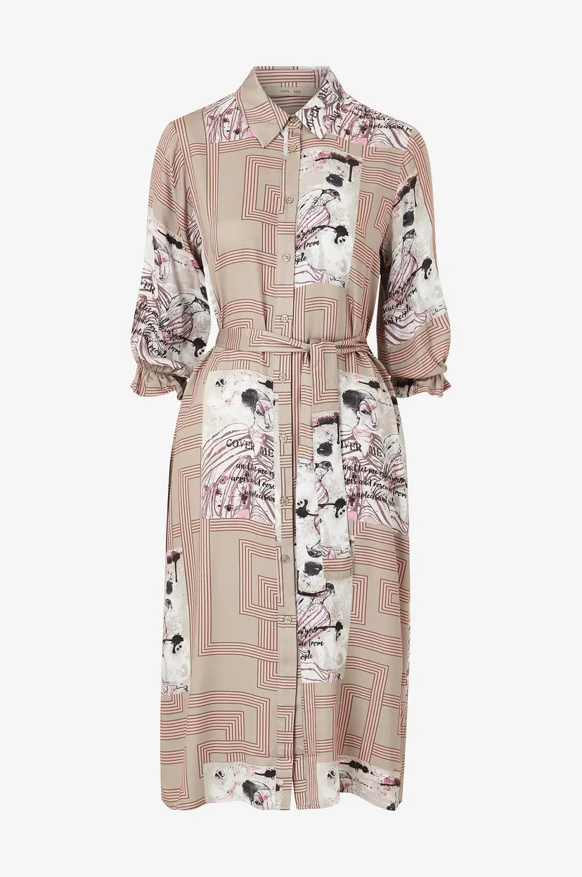 Costamani Skjortekjole Cowes - Beige