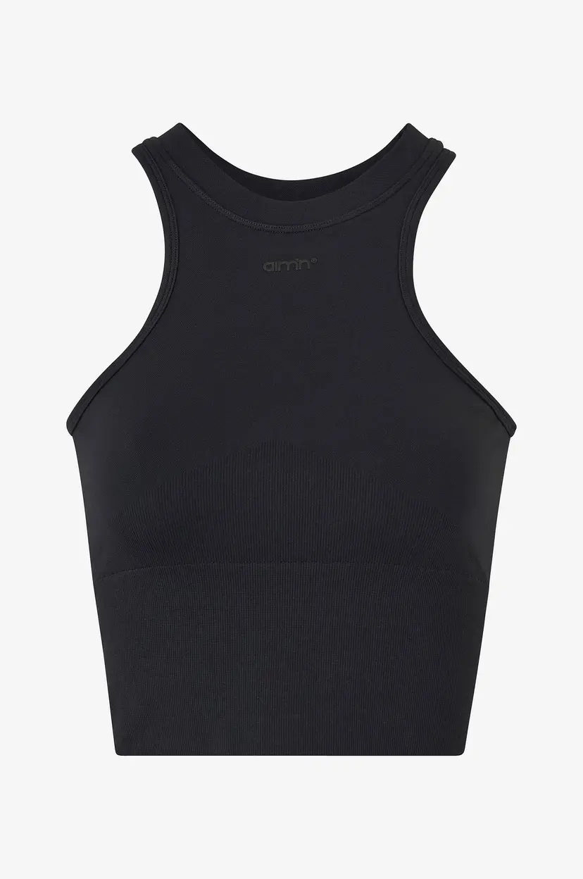 Aim'n Treningstopp Shape Seamless Racerfront Top - Svart