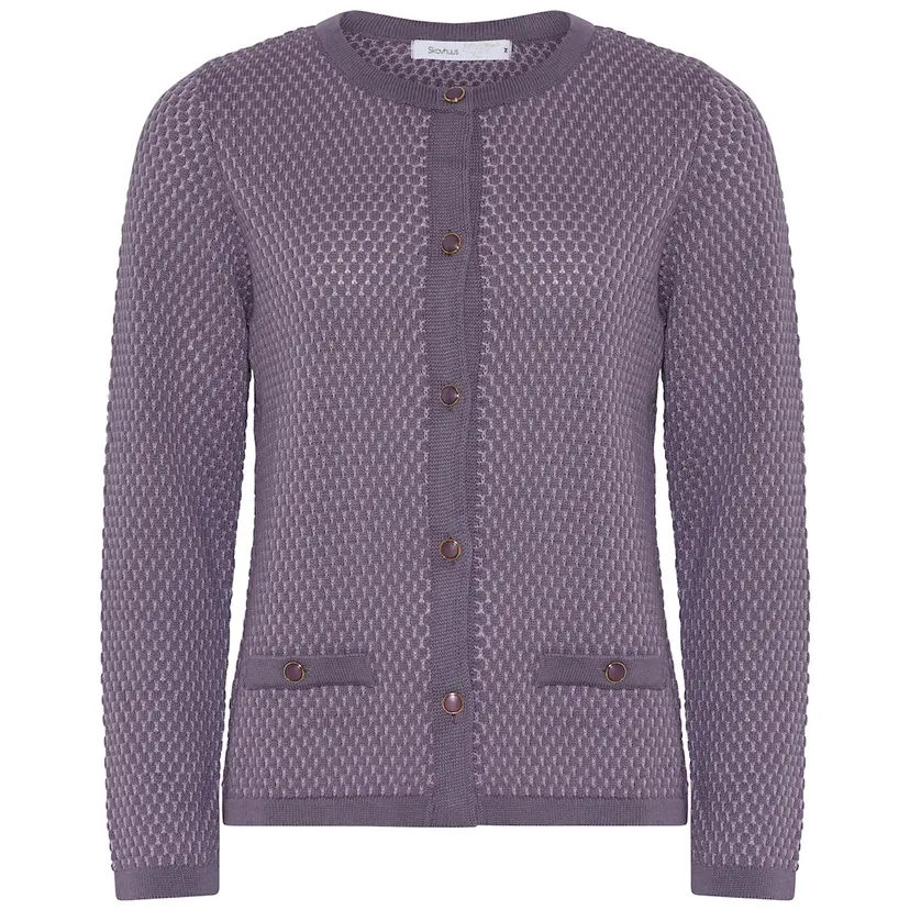 Skovhuus Skovhuus Kvinne Strikket Cardigan Lilac / Lupine Lilac XXXL