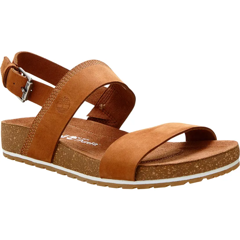 Timberland Timberland Women's Malibu Waves Ankle Strap Sandal Rust Nubuck