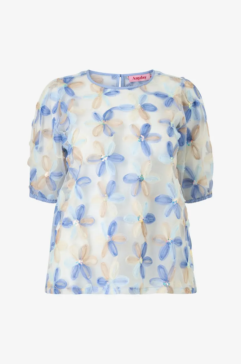 Anyday Bluse Any-eva 453 - Blå