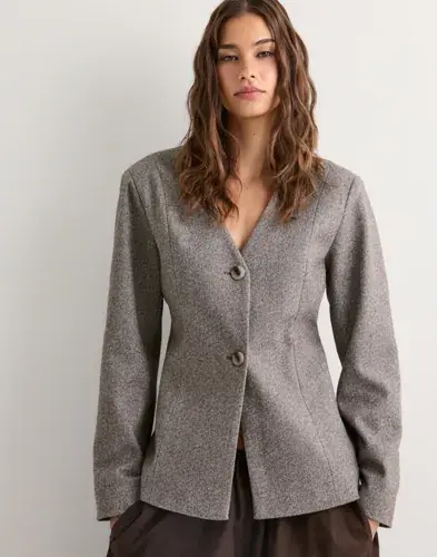 Pieces Pieces - Brun - Pcriley Ls Blazer
