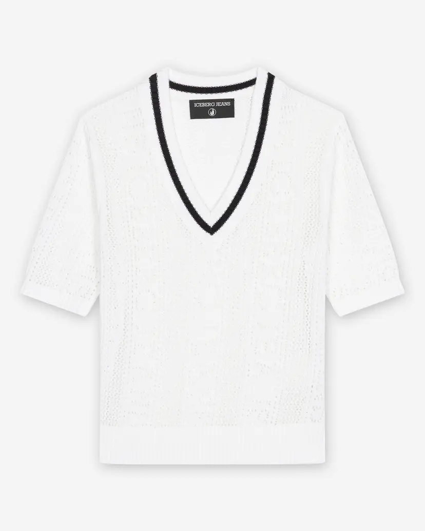 Iceberg Jeans Iceberg Jeans A2 Maglia Pullover White Pullover