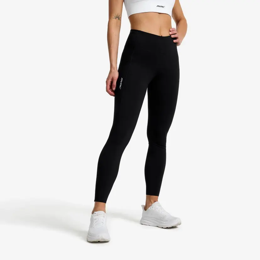 RevolutionRace Rapid Pro Pocket Leggings Dame Black
