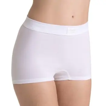 Sloggi Sloggi Truser Double Comfort Shorts Hvit bomull 46 Dame