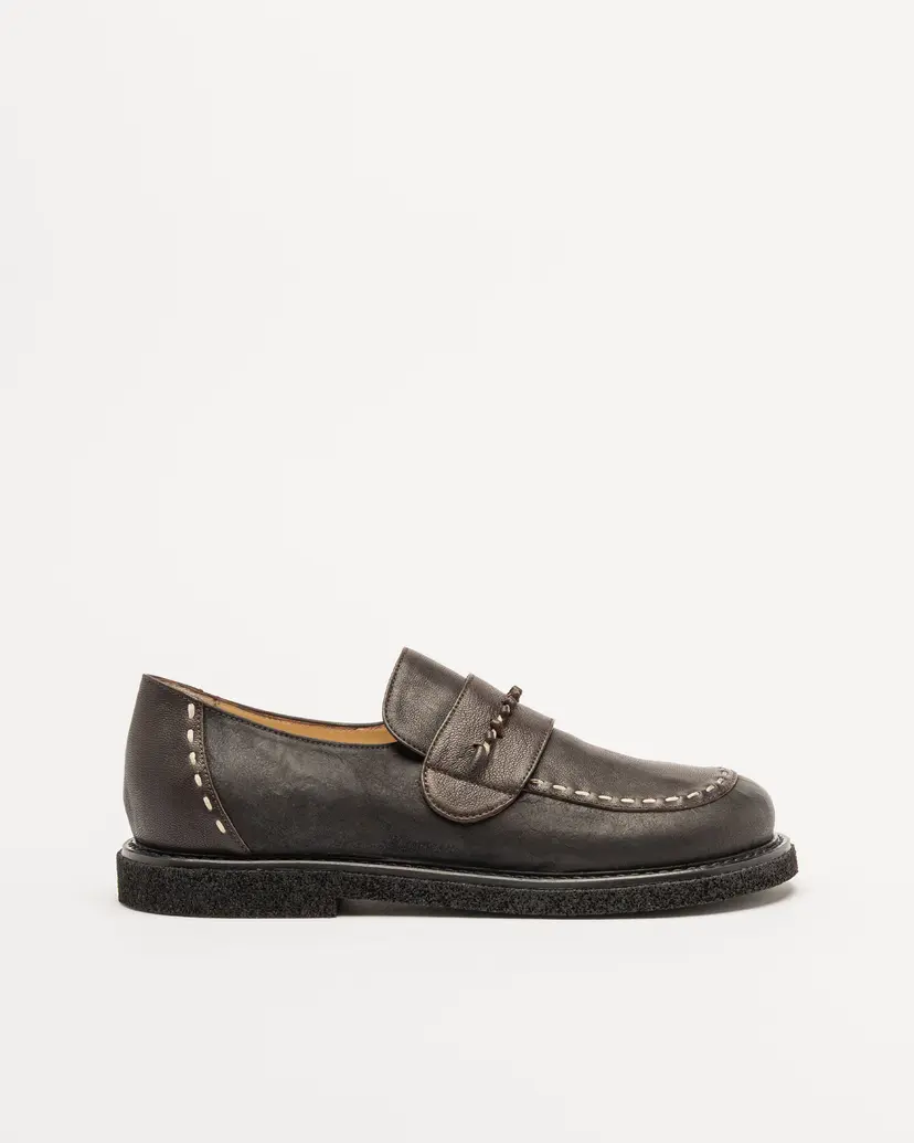 MLO MLO X26I15034 Brown Moccasins