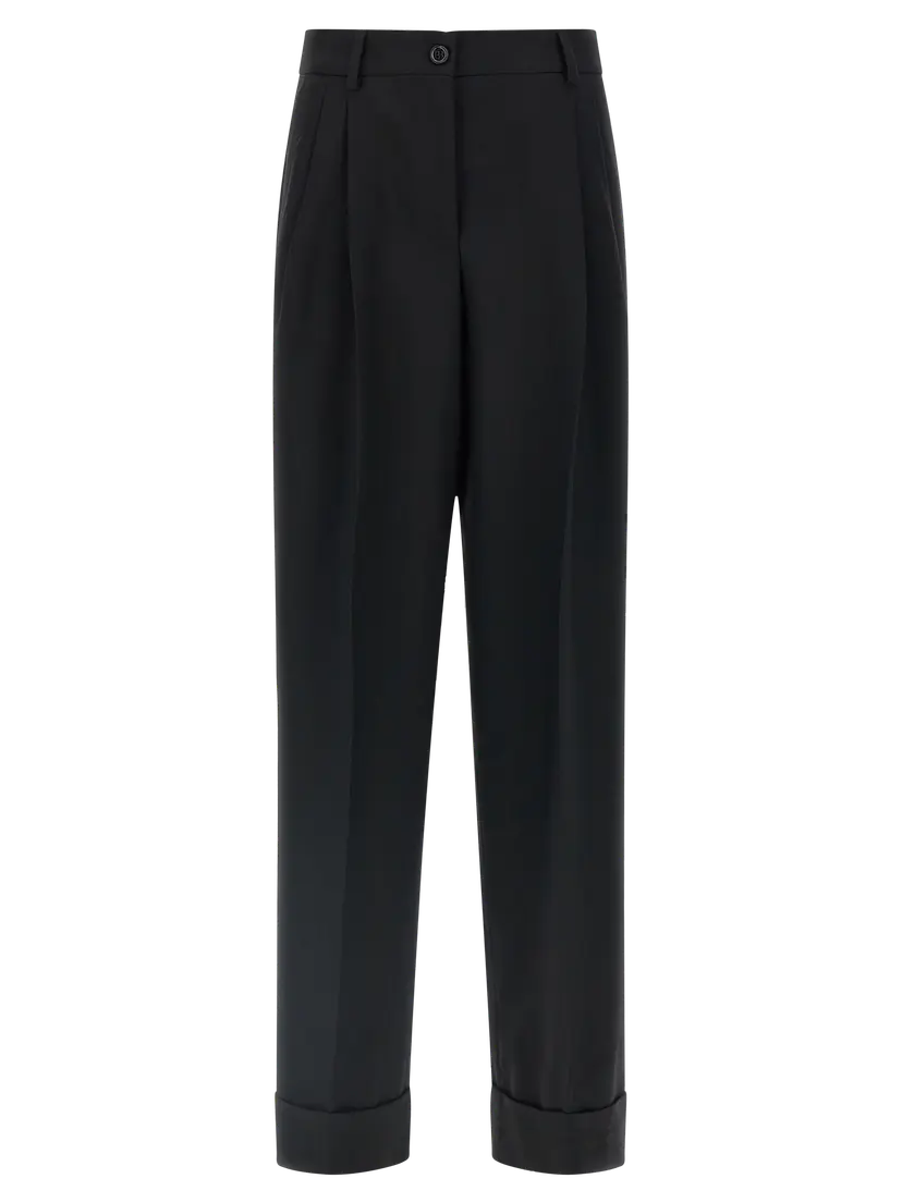 Dolce & Gabbana Dolce & Gabbana Vide bukser – Svart