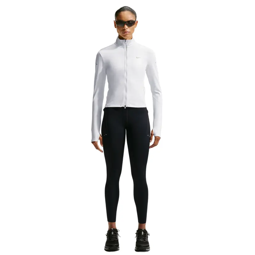 Nike Nike W's Swift High-Waisted 7/8 Running Leggings With Pockets Black/Reflective Silv