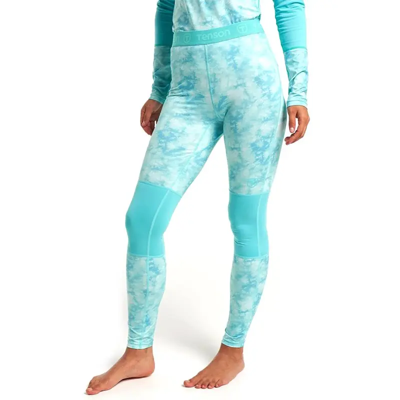 Tenson Tenson Baselayer Tights Women Nebulosa - Turquoise