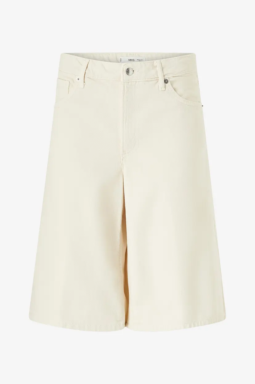 Mango Bermudashorts Sofia - Hvit