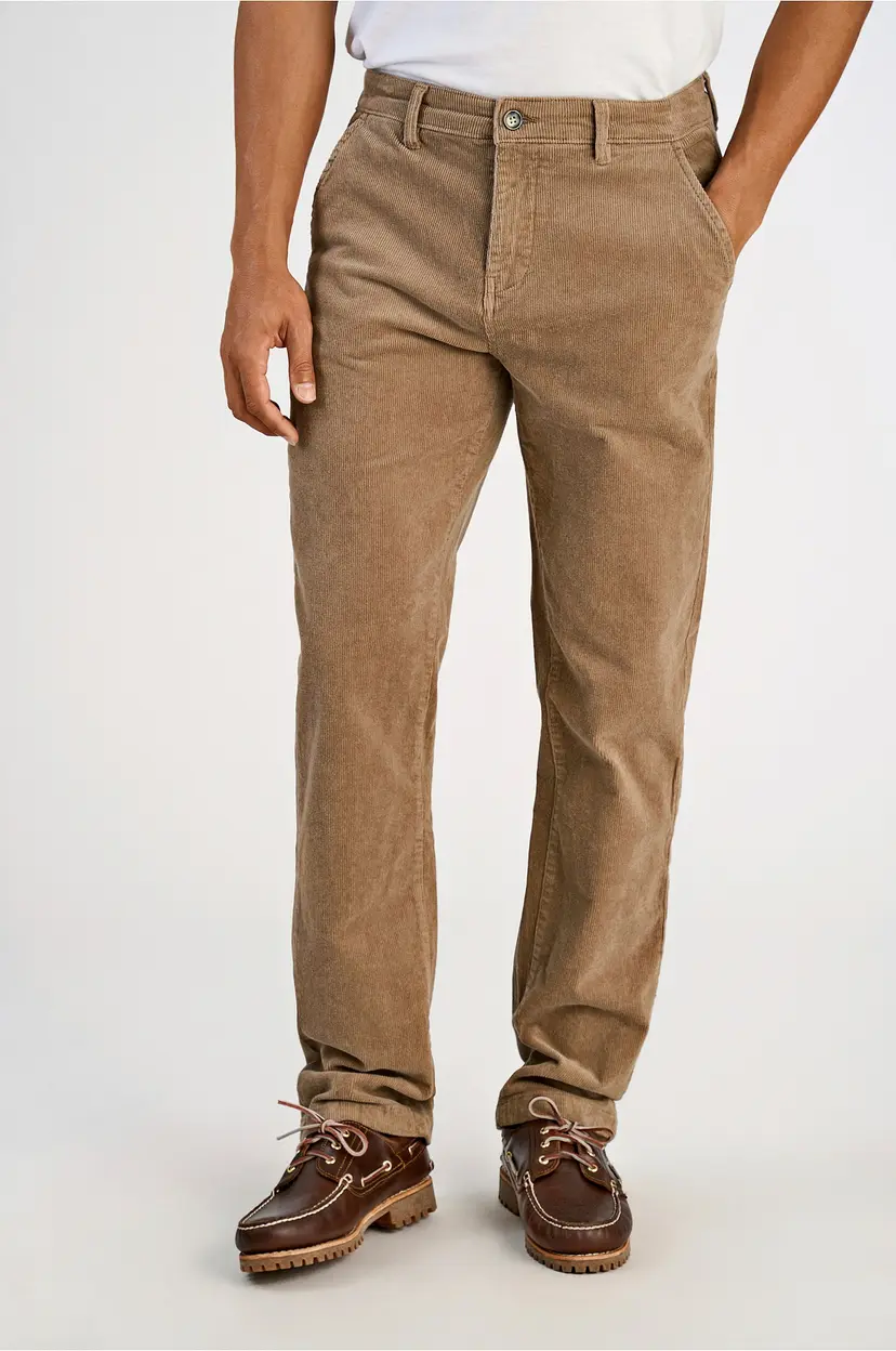 Lindbergh Manchester-bukser Superflex Corduroy Chino Pants - Grå