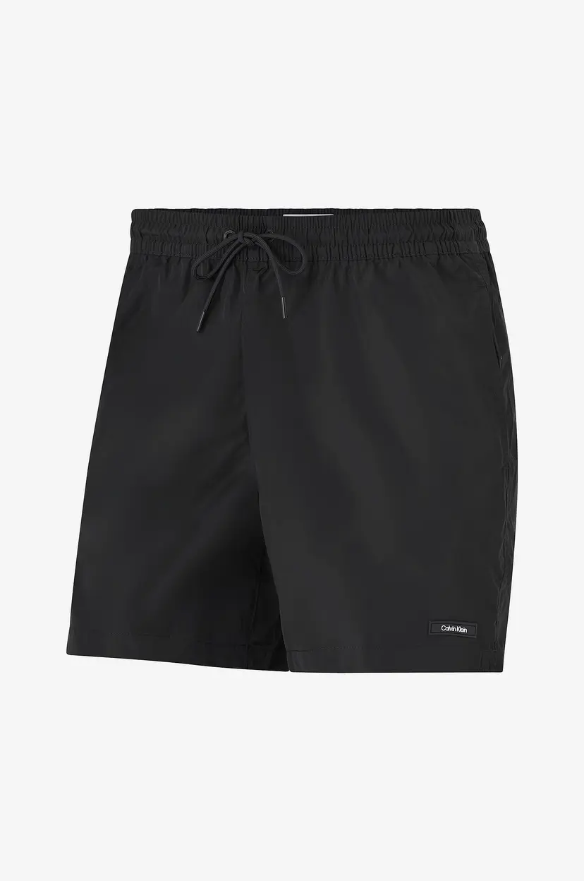 Calvin Klein Badebukse Medium Drawstring - Svart