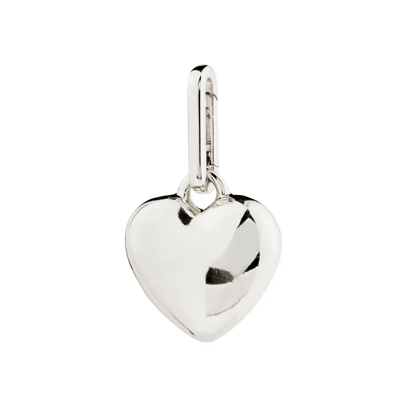 Pilgrim Pilgrim CHARM hjerteanheng sølvbelagt