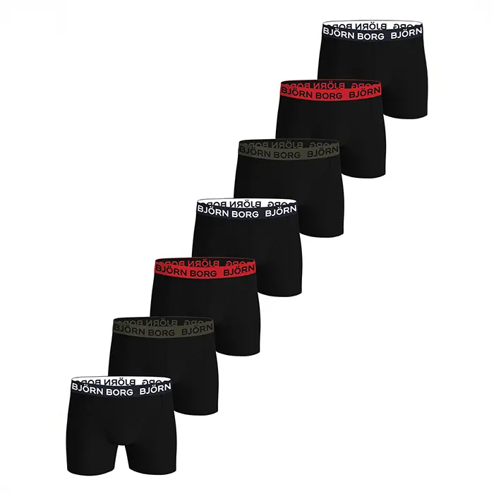 Björn Borg Cotton Stretch Boxer 7‑pakning Multipack 2