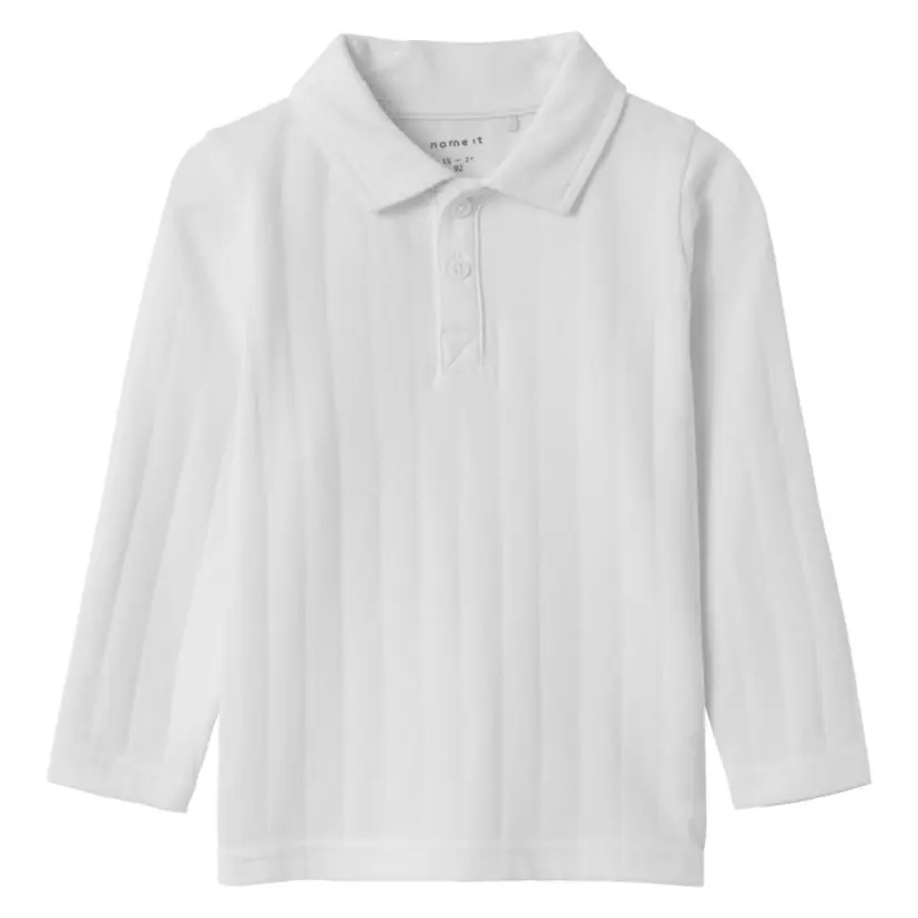 NAME IT Name It - Skjorte Polo Fen Bright White