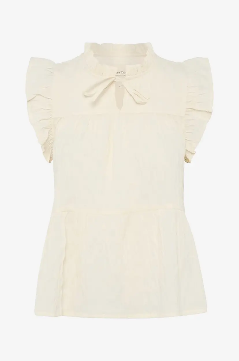 Part Two Bluse Gimalinepw To - Beige