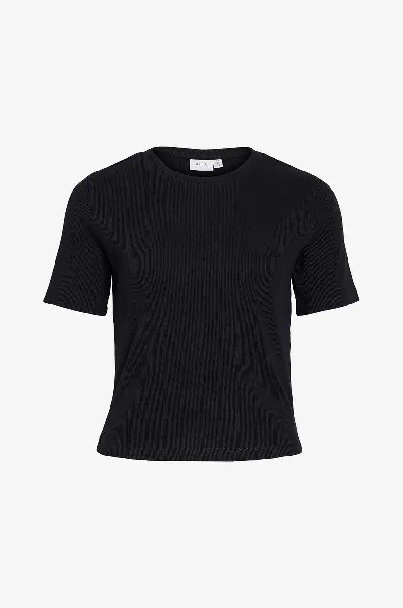 Vila Topp viSola S/S T-shirt - Svart