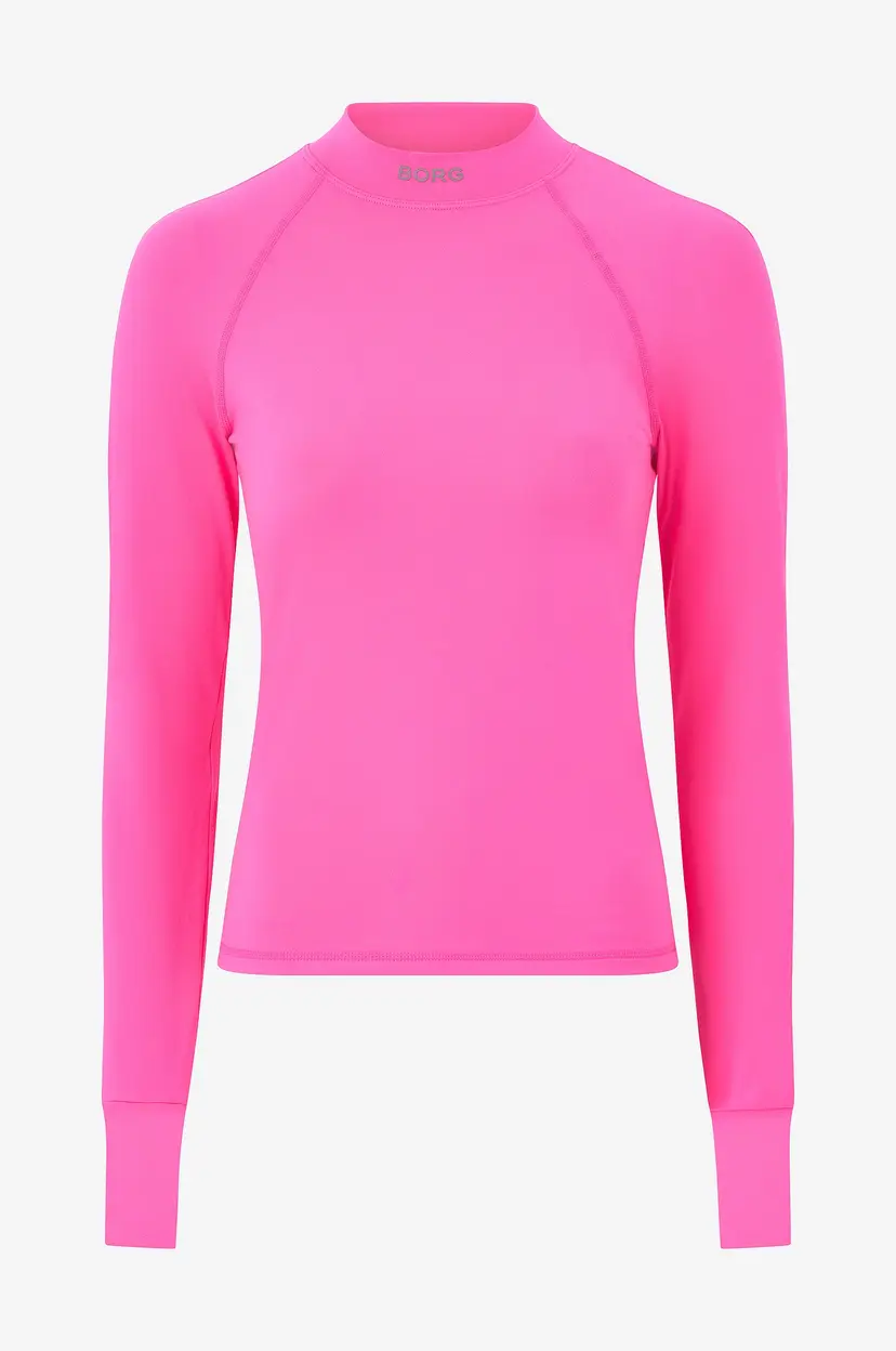 Björn Borg Treningstopp Borg Performance Brushed Mockneck - Rosa