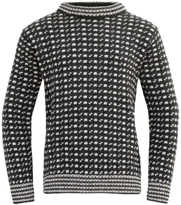 Devold Devold Original Islender Wool Sweater Anthracite/Off White