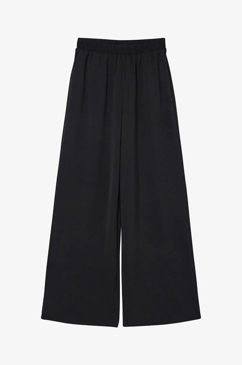 Vero Moda Curve Bukser vmcAlva H/W Wide Wvn GA Exp CU - Svart