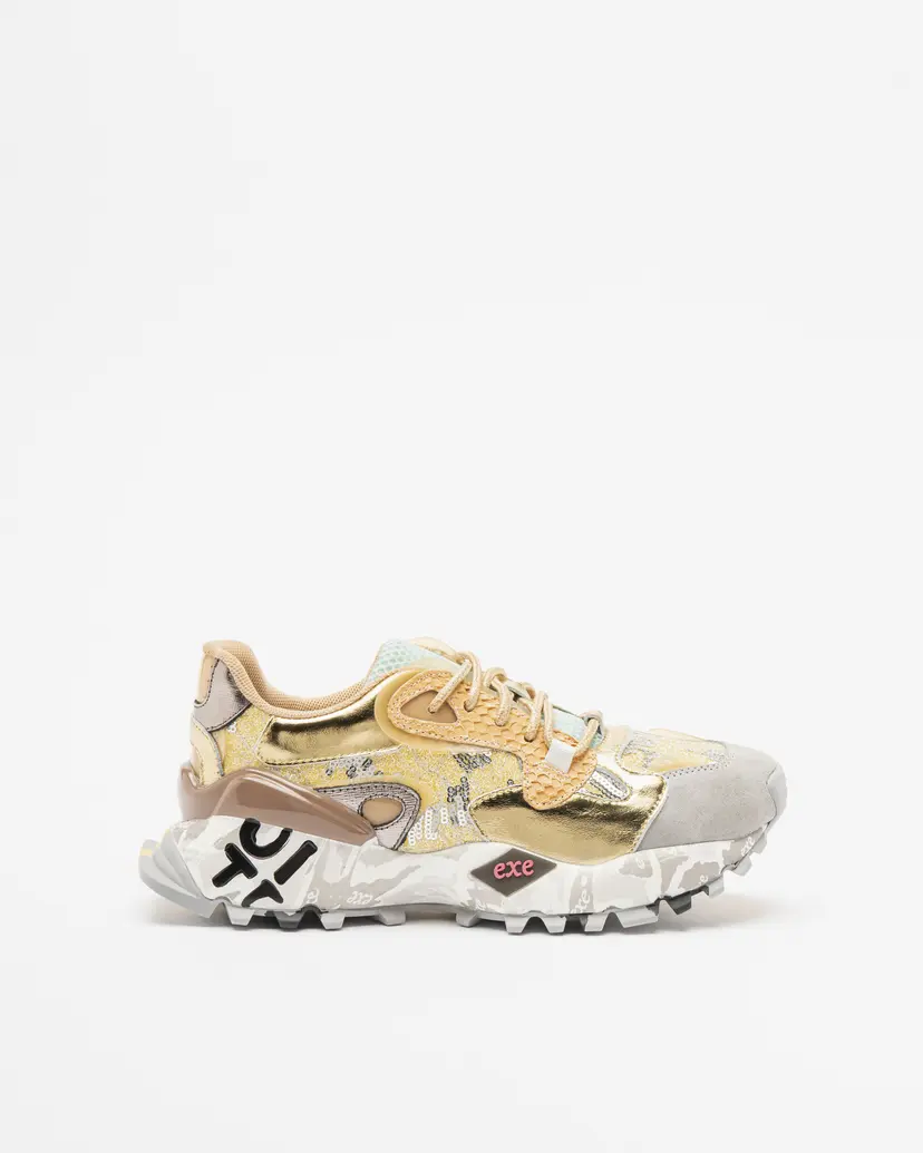 Exé Exé 134-10 Golden Sneakers