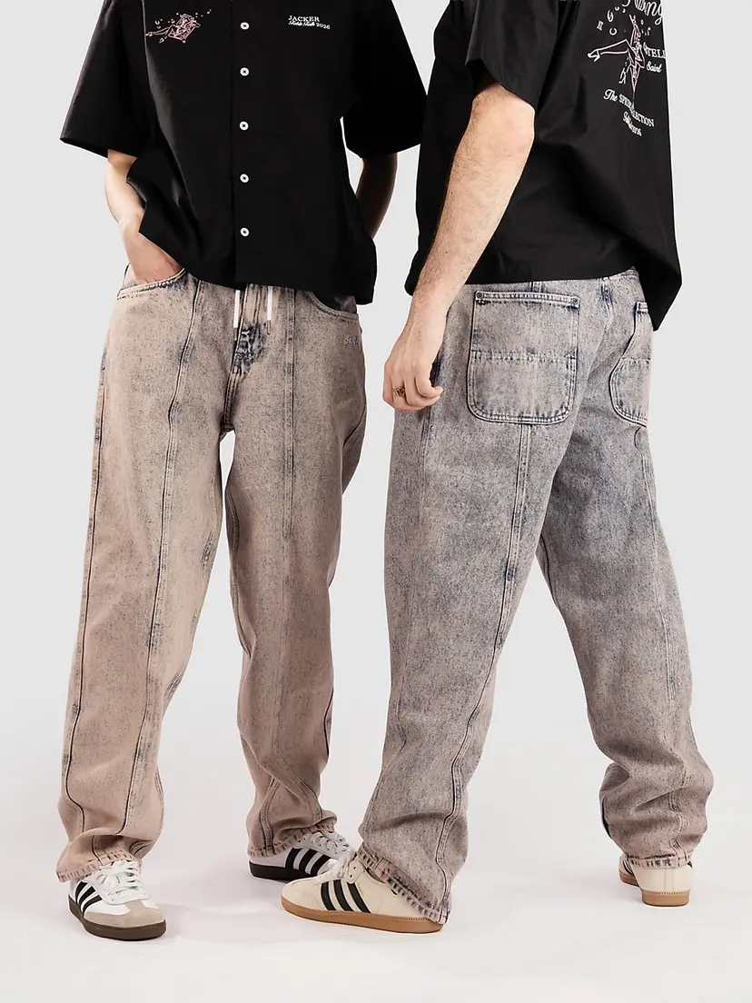 Jacker Jacker 3 Stripes Dyed Denim Jeans grå