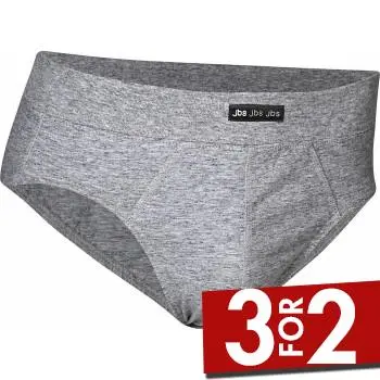 JBS of Denmark JBS Classic Brief 900-66 Grå bomull XX-Large Herre